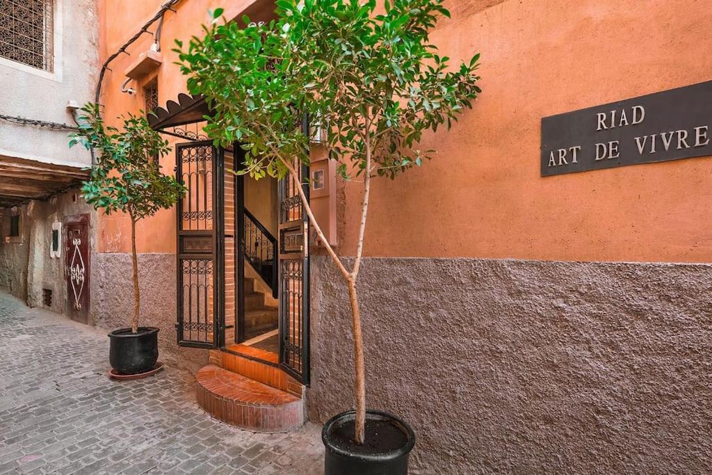 Riad Art De Vivre Avec Jacuzzi Marrakesh Exteriör bild