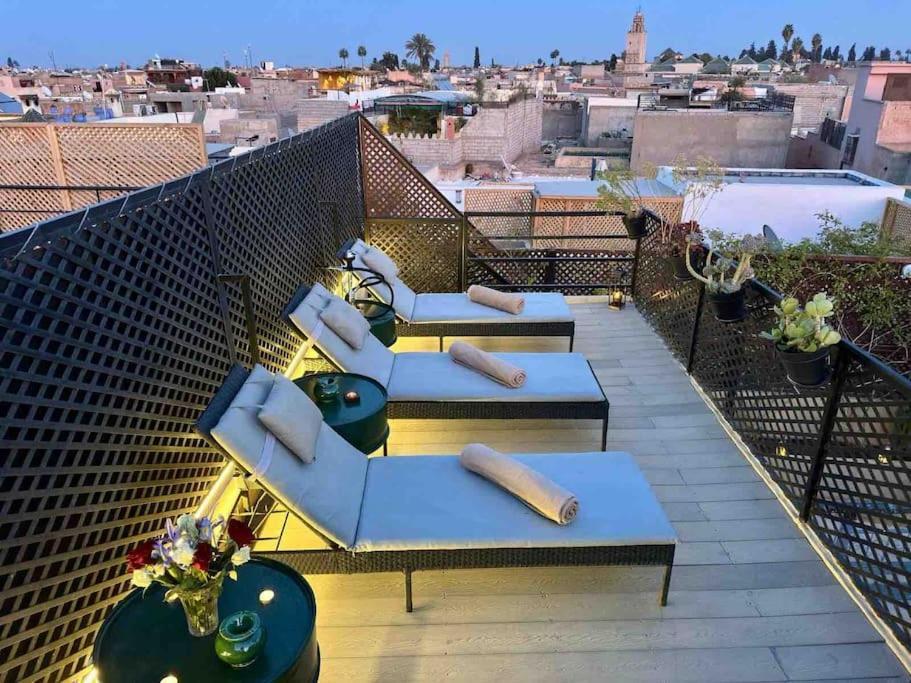 Riad Art De Vivre Avec Jacuzzi Marrakesh Exteriör bild